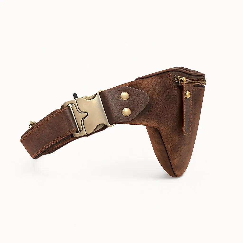 Sac banane cuir homme vintage Ernest Ma boutique