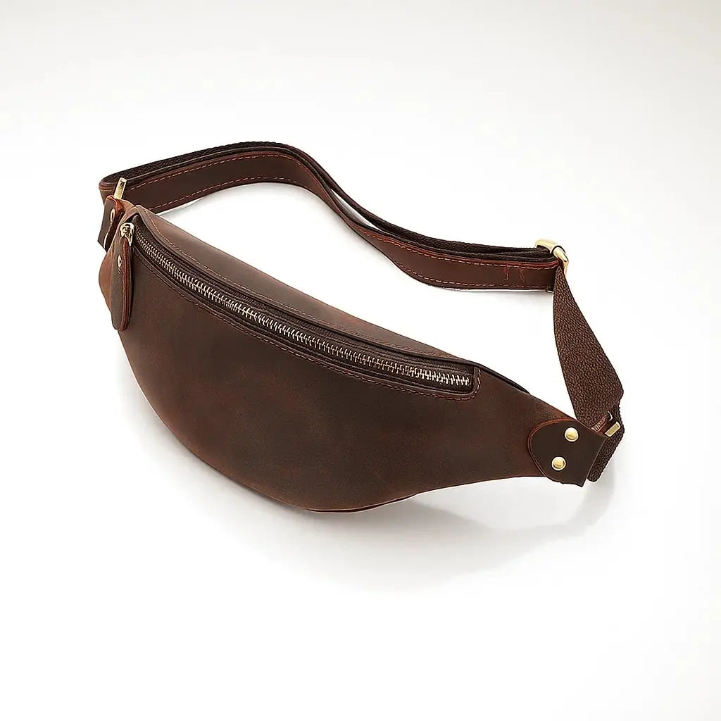 Sac banane cuir homme vintage Ernest Ma boutique