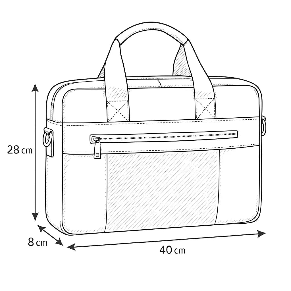 Porte document en cuir Elyan Ma boutique