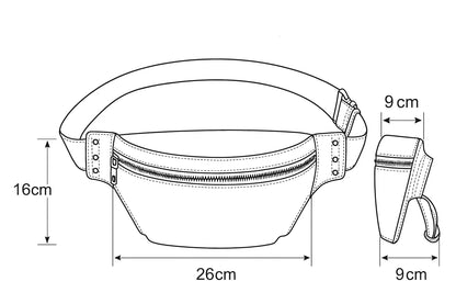 Sac banane cuir vintage Ramih Ma boutique