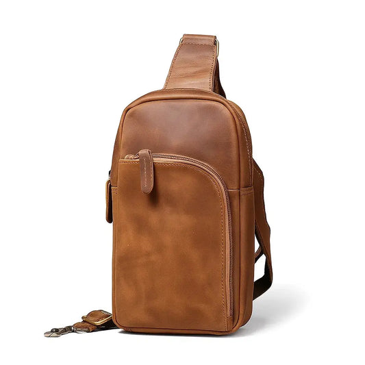 Sac de poitrine en cuir NACELTI