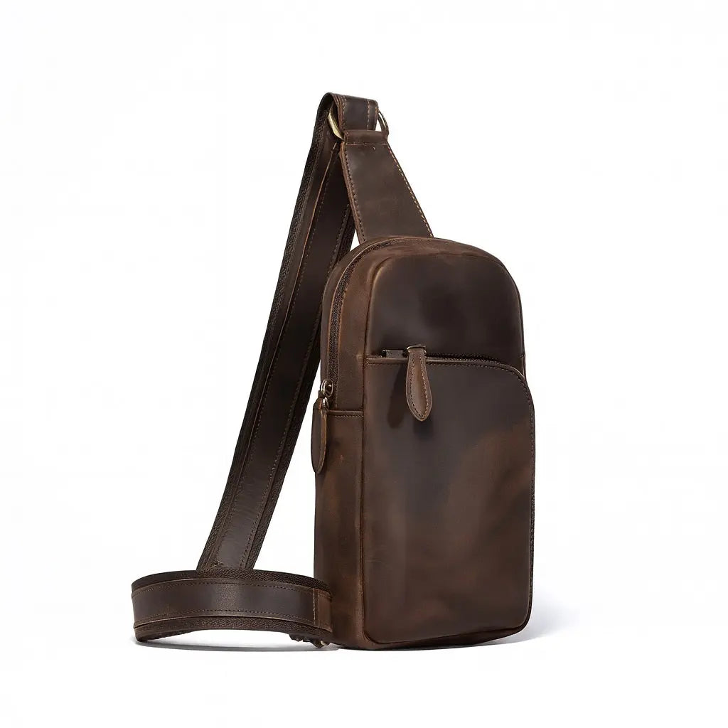 Sac de poitrine en cuir NACELTI