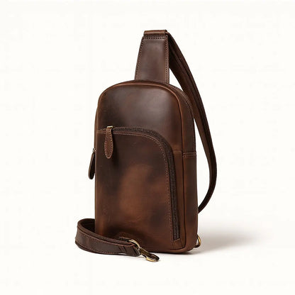Sac de poitrine en cuir NACELTI